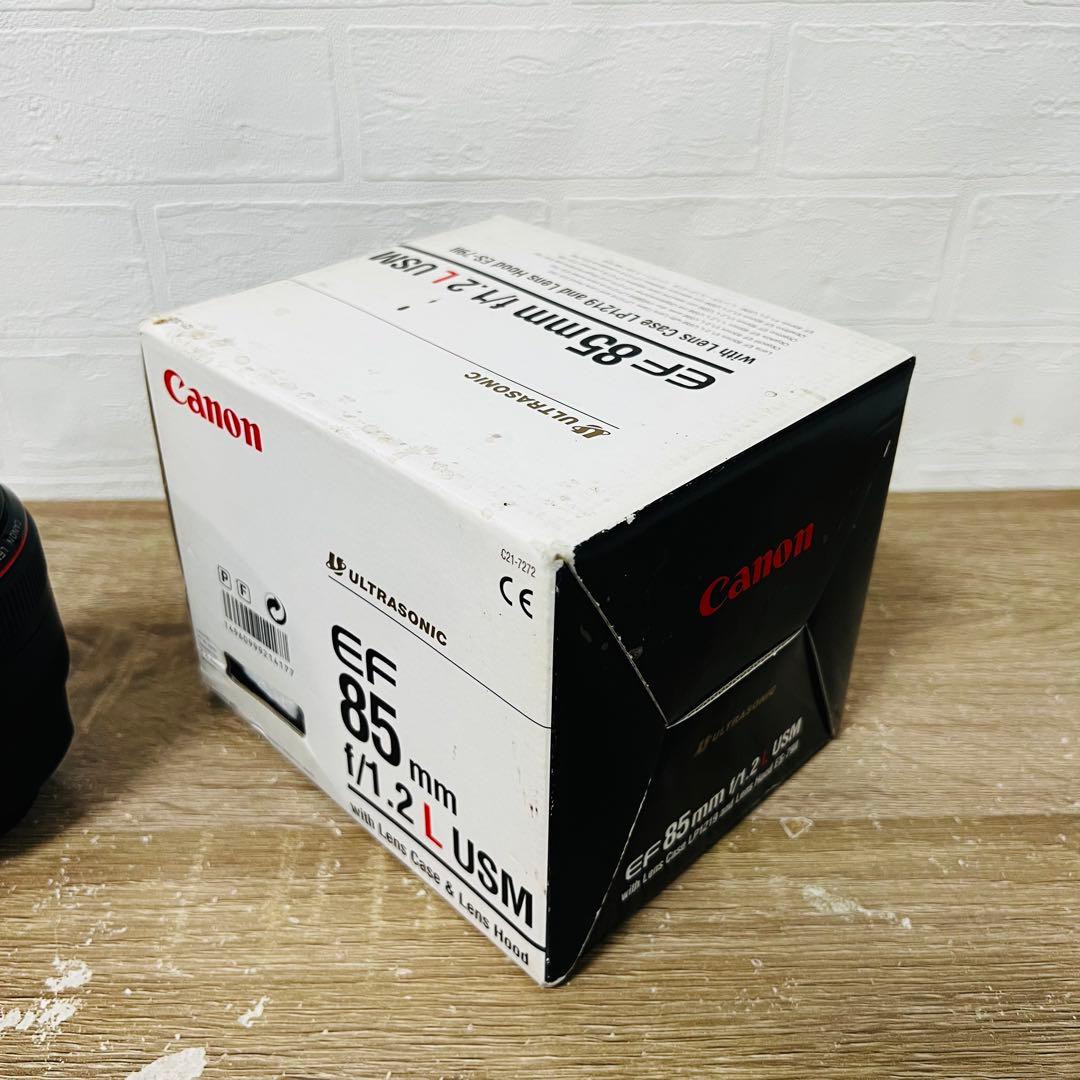 【訳あり・外観美品】元箱付き Canon EF 85mm F1.2 Ꮮ USM