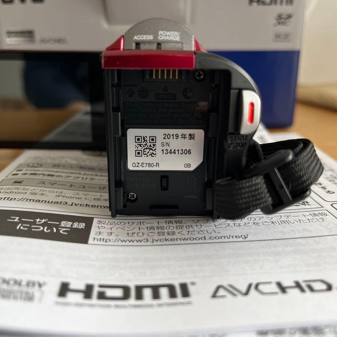 JVC Everio GZ-E780-R レッド