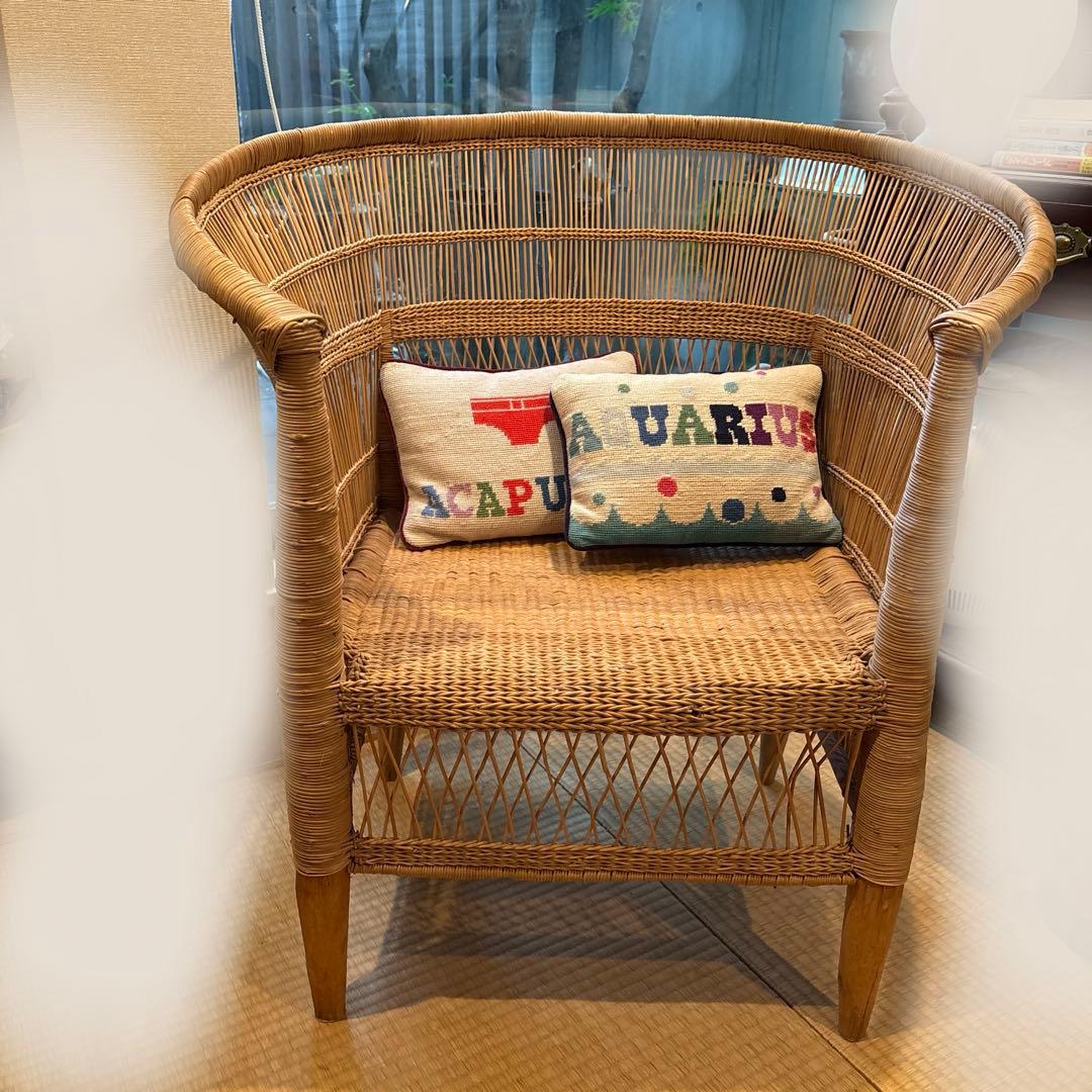 素敵　バンブーチェア　ラタンチェア