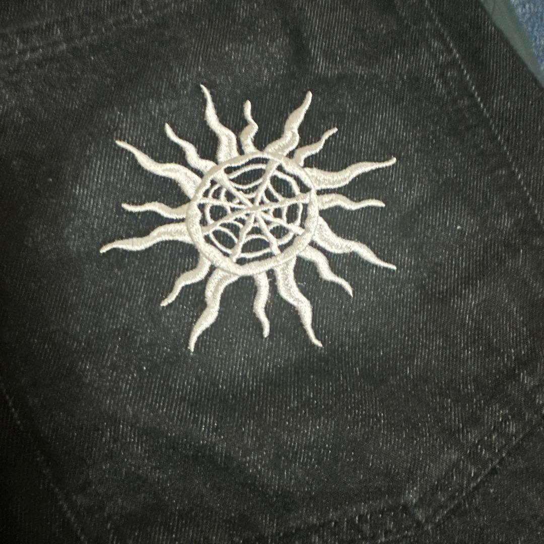 NoRemid 初期ブラックデニムパンツ　Mサイズ