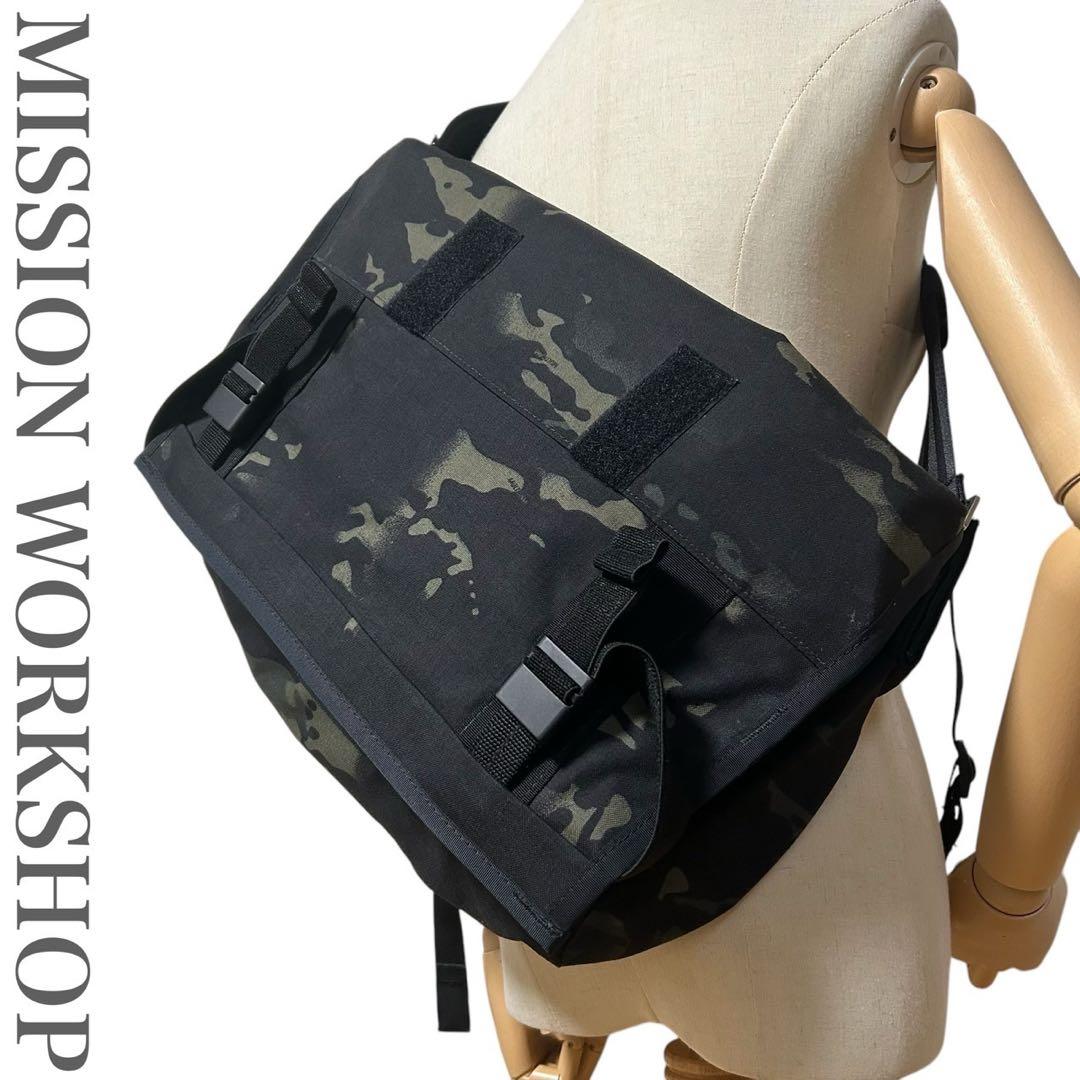 極美品　ミッションワークショップ　ショルダーバッグ　カモフラ　メッセンジャーA4