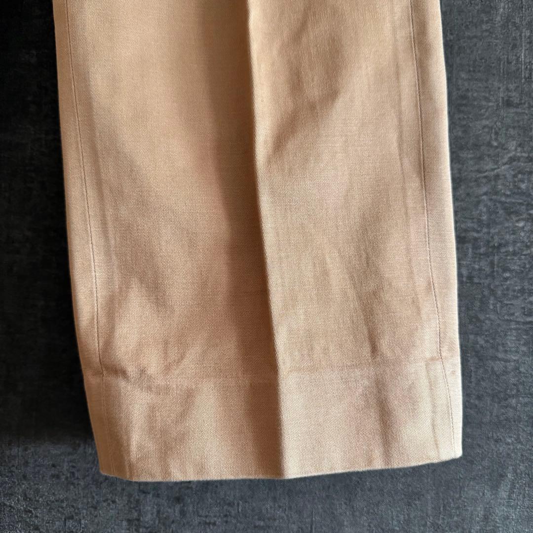 BLAMINK タックテーパード パンツ スラックス チノパン コットン