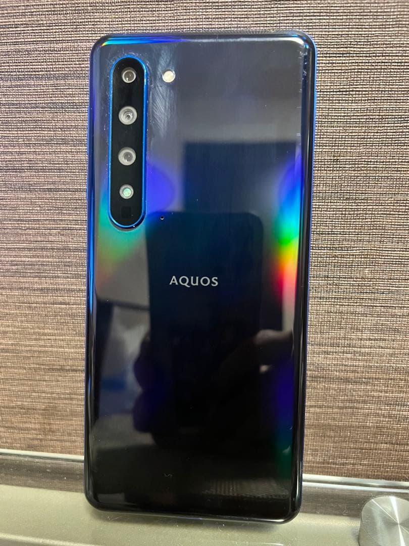 AQUOS R5G 908SH ジャンク扱い ブルー　SIMロック解除済