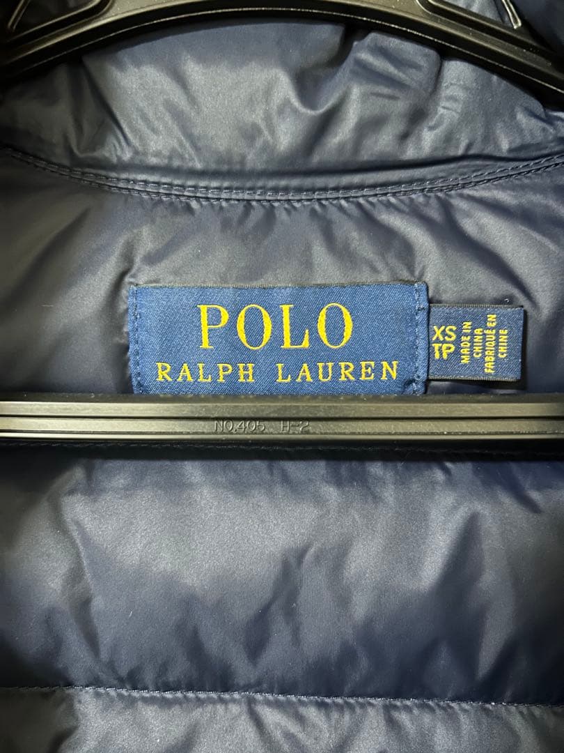 【ほぼ未使用】ラルフローレン ネイビー ダウンベスト