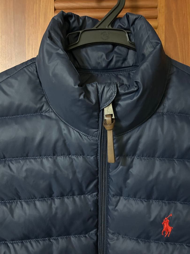 【ほぼ未使用】ラルフローレン ネイビー ダウンベスト