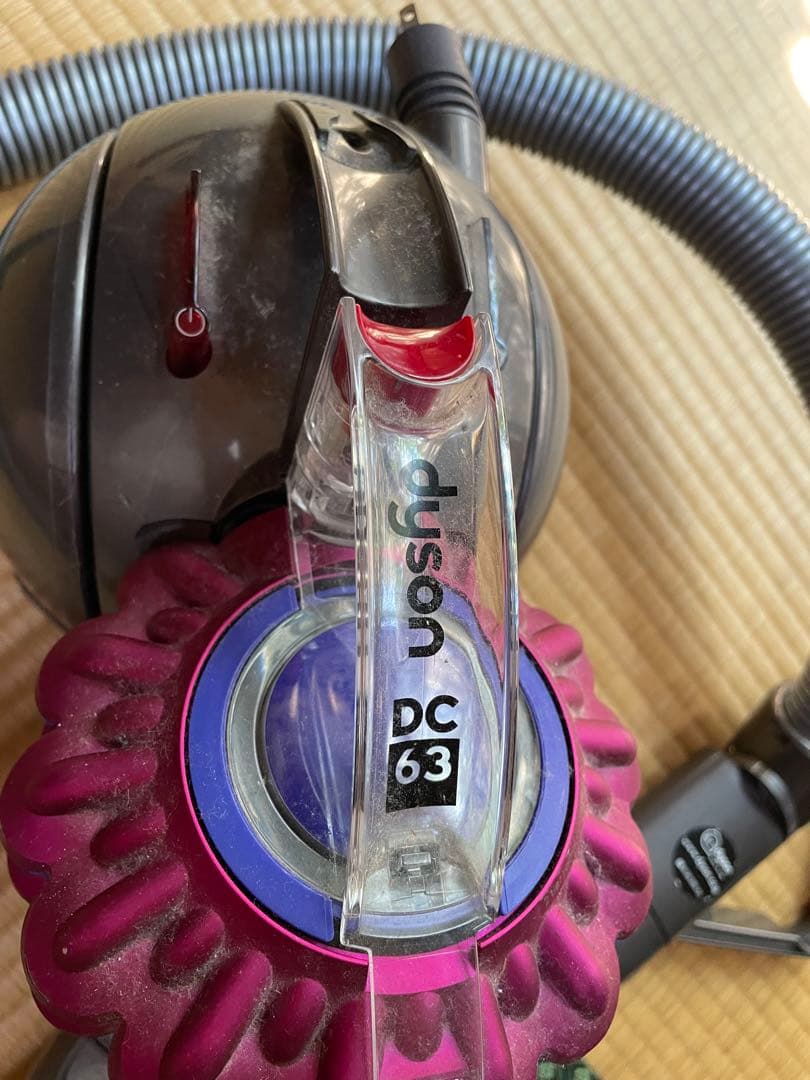 ジャンク品　ダイソン DC63 掃除機 グレー　パープル