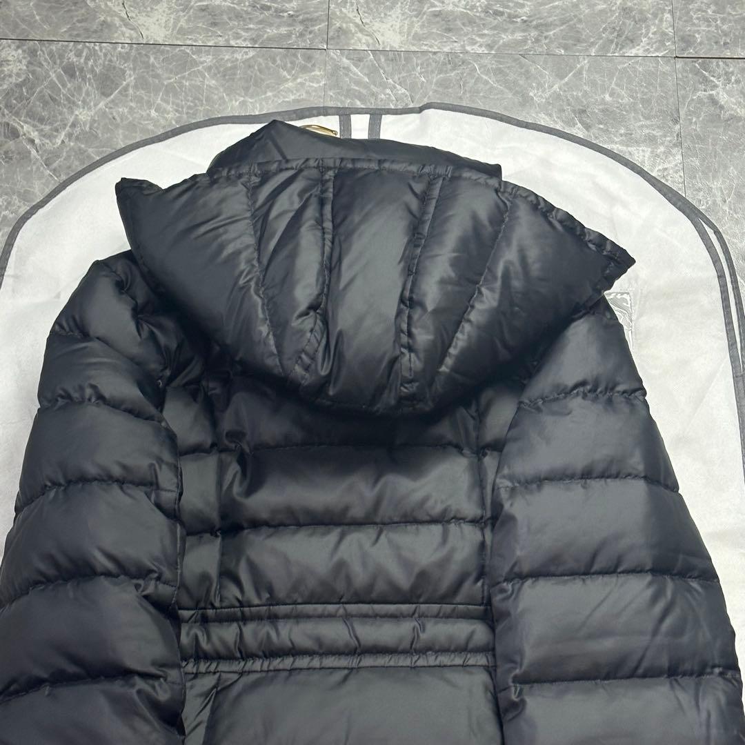 ブルーレーベルクレストブリッジ♡2wayダウンコート　ノバチェック 黒　L