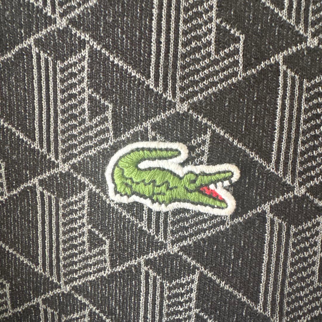 ラコステ パリ ジャカード ジップアップ トラックジャケット