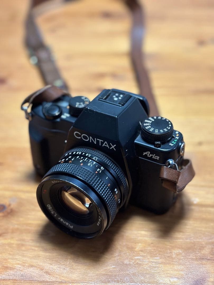 CONTAX AriaフィルムカメラCarl Zeiss planar 50mm