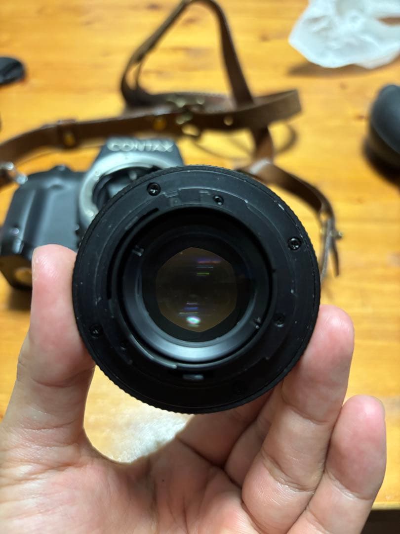 CONTAX AriaフィルムカメラCarl Zeiss planar 50mm