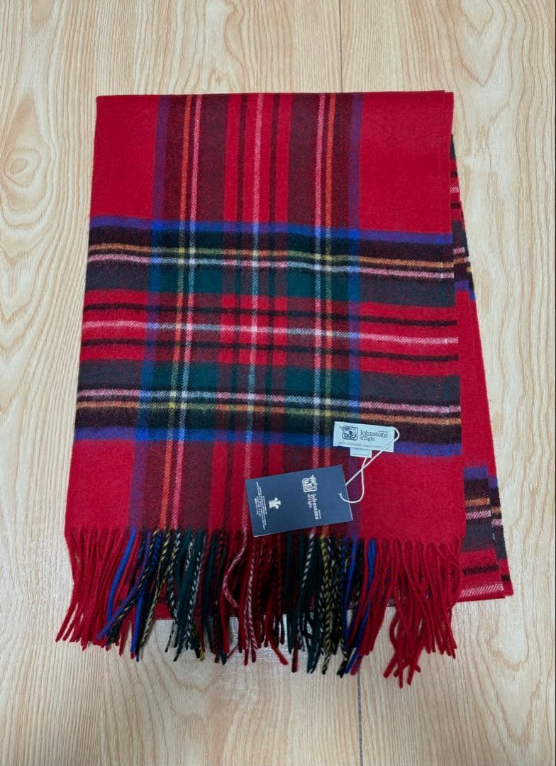 し*ま様 ジョンストンズ　大判　マフラー　スカーフ　ロイヤルスチュワート