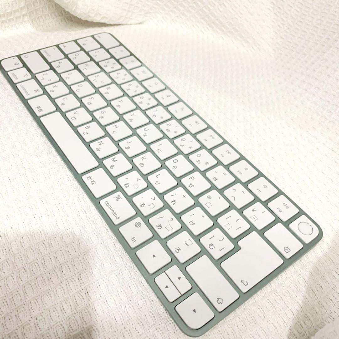 apple iMac green A2449 touchIDキーボード