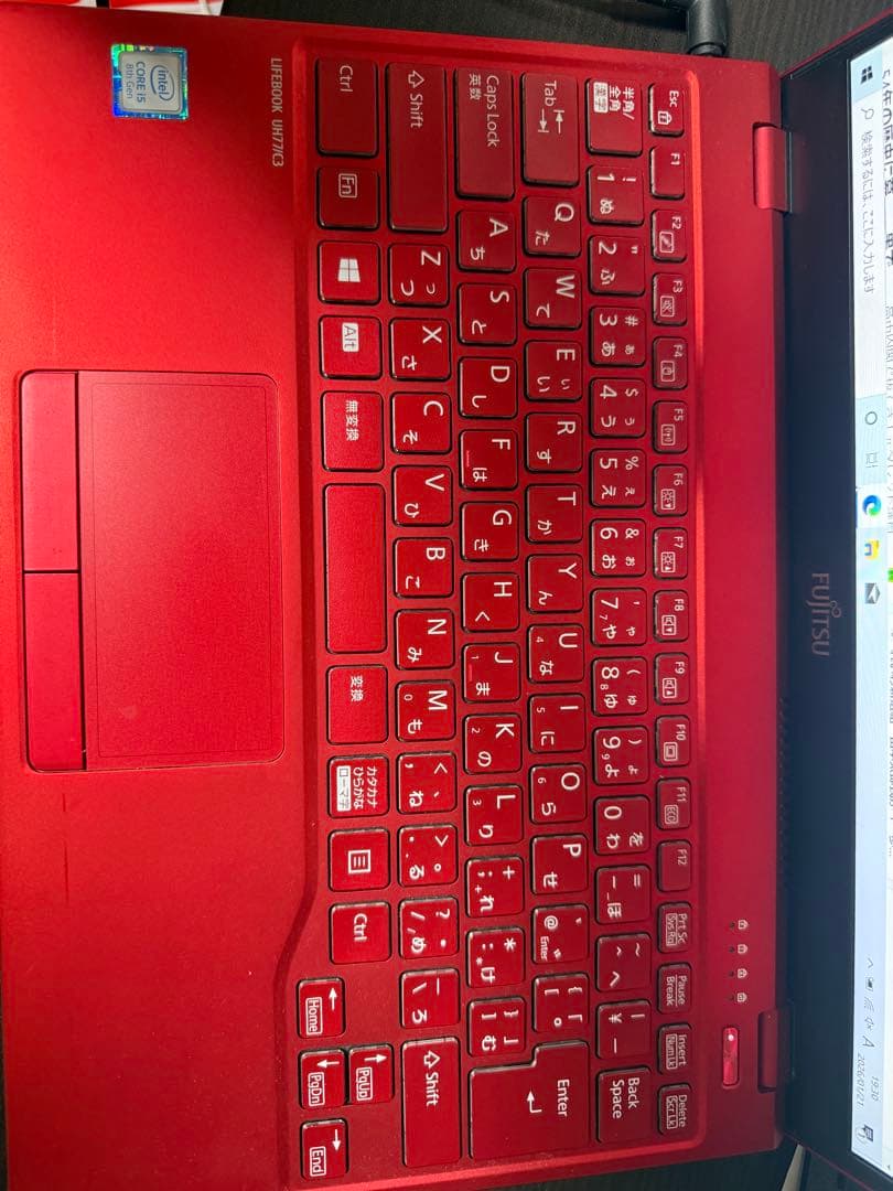 【第8世代】Corei5 メモリ8GB SSD搭載　レッド