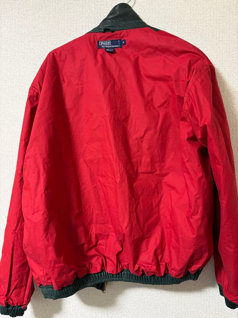 Polo by Ralph Lauren グリーン ラムレザージャケット M