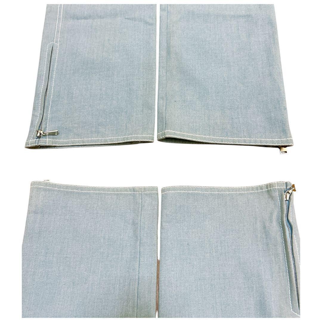 Louis Vuitton デニム 34 裾ZIP ヴィンテージ 希少