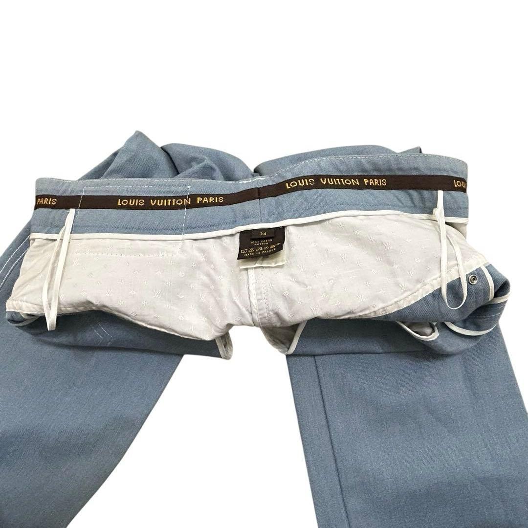 Louis Vuitton デニム 34 裾ZIP ヴィンテージ 希少