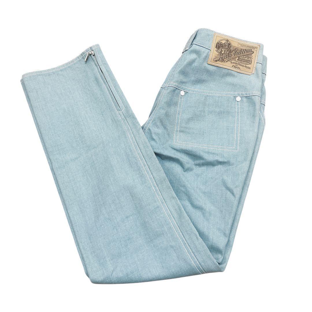 Louis Vuitton デニム 34 裾ZIP ヴィンテージ 希少