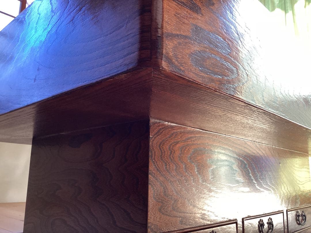 アンティーク　座卓　囲炉火鉢　関西火鉢　古民家家具