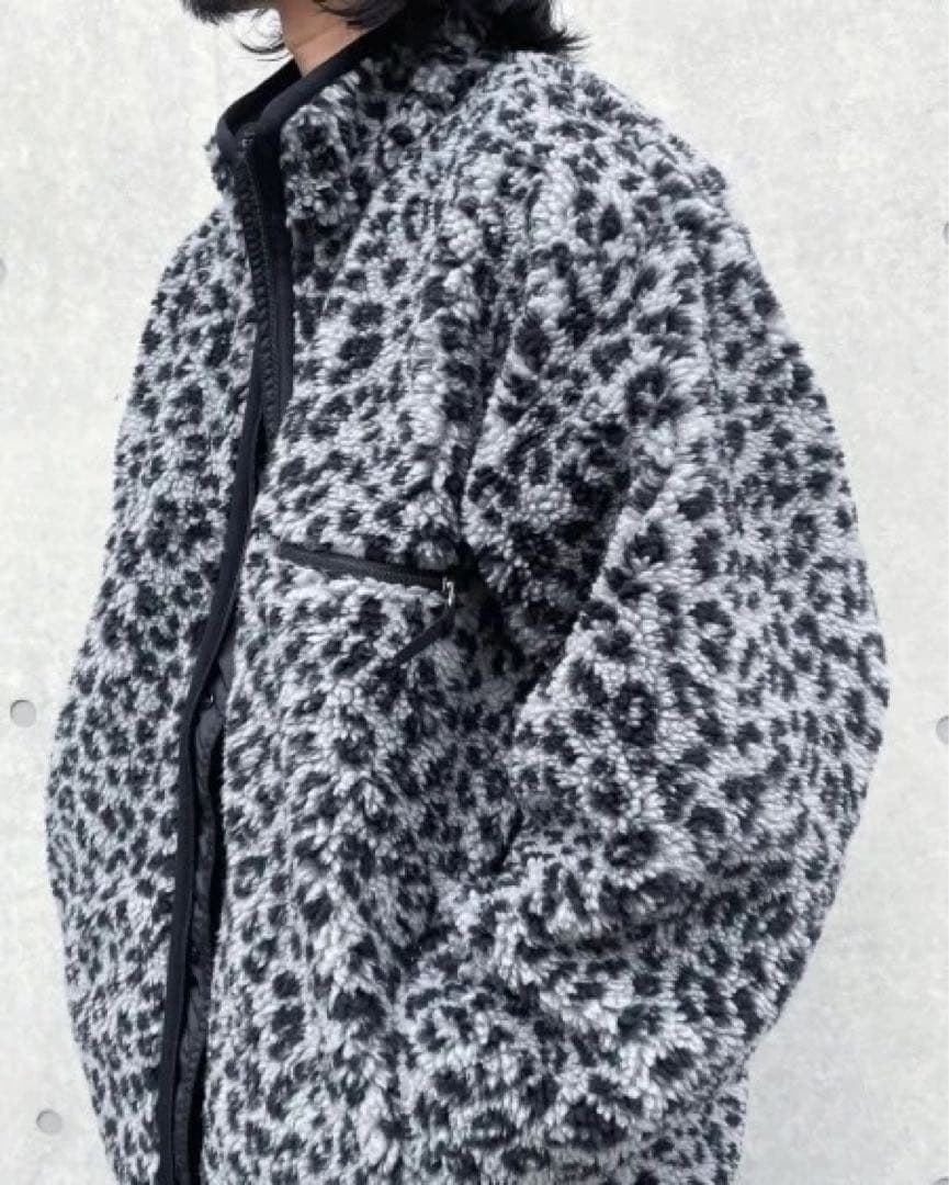 ワコマリア　リバーシブル レオパード　ボア　ジャケット