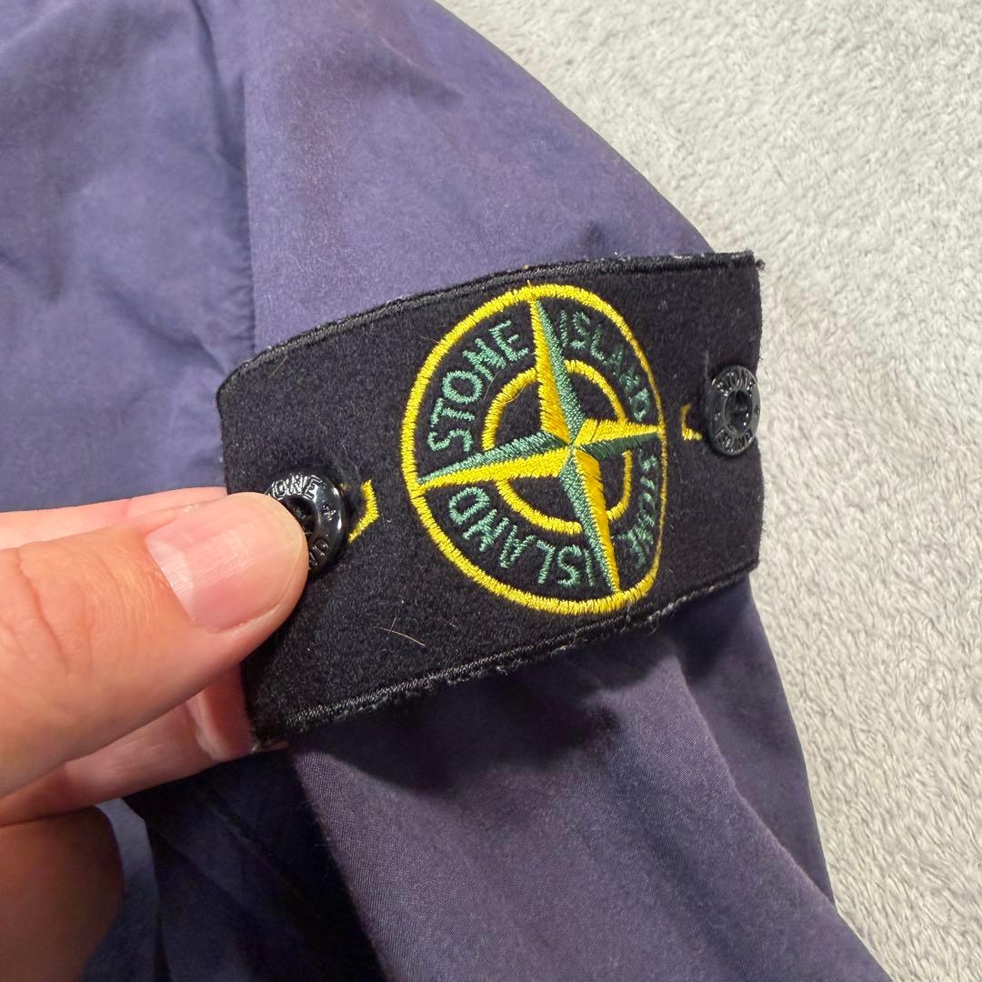 ストーンアイランド　ネイビー　長袖シャツ　Lサイズ 641510510