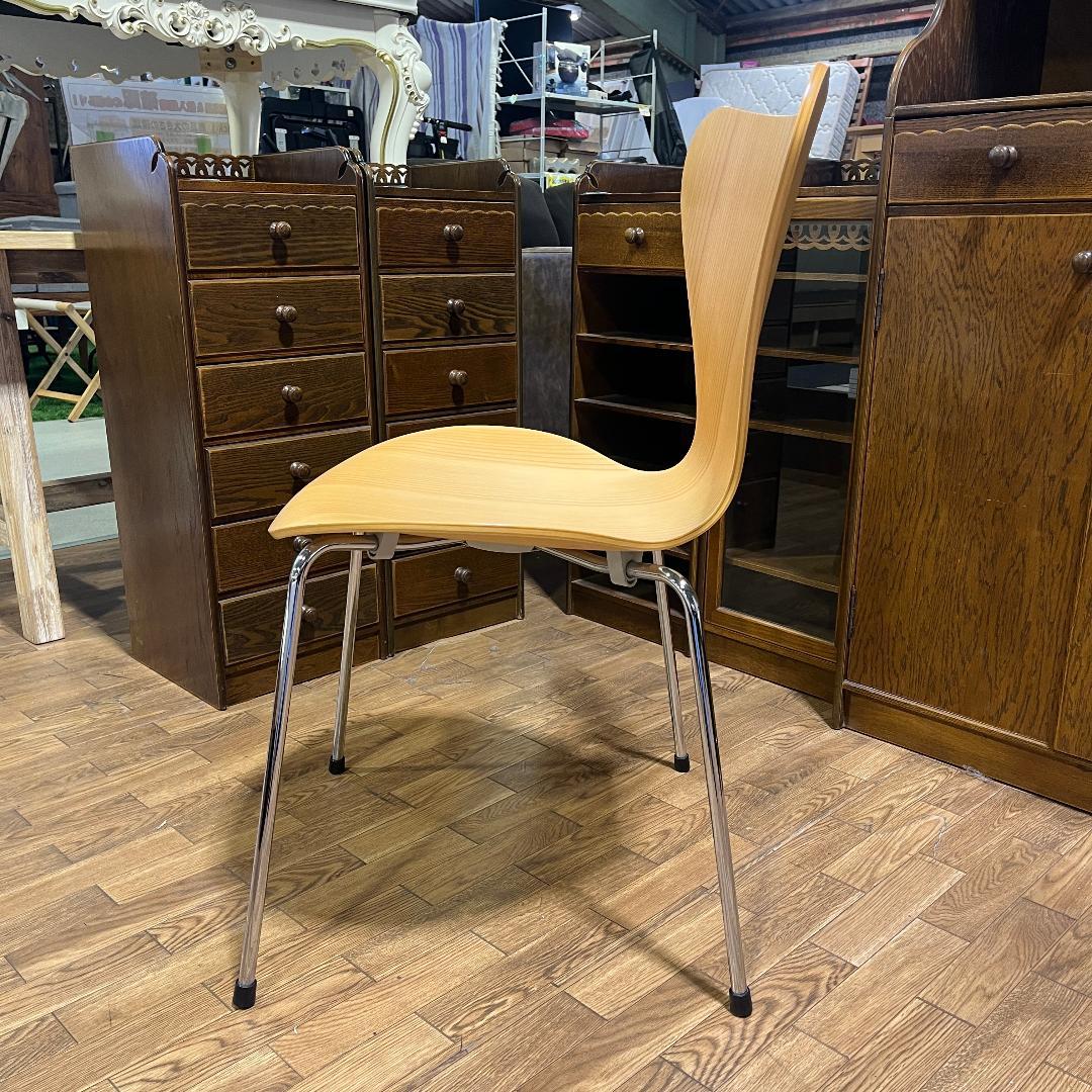 フリッツハンセン アルネ・ヤコブセン セブンチェア ビーチナチュラル 美品 ②