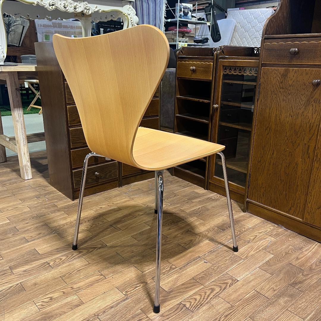 フリッツハンセン アルネ・ヤコブセン セブンチェア ビーチナチュラル 美品 ②