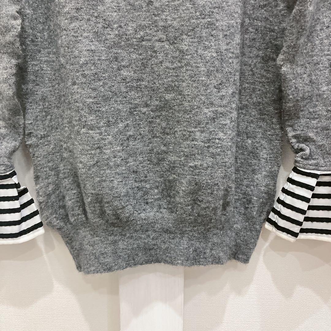 BORDERS at BALCONY ベルスリーブ モヘア ニット 日本製