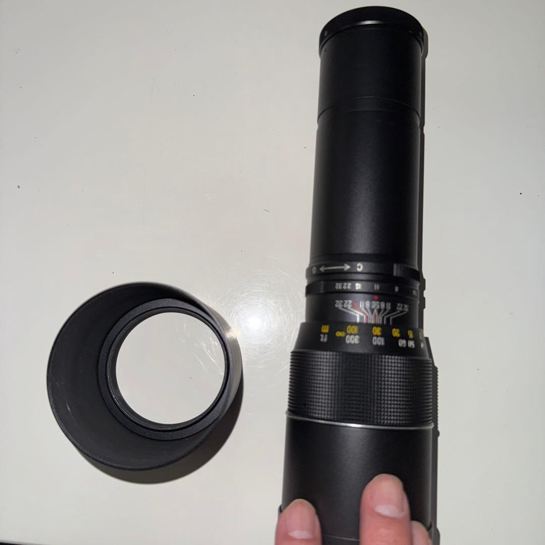 ASAHI PENTAX SPOTMATIC F 一眼レフカメラ　望遠レンズ付き