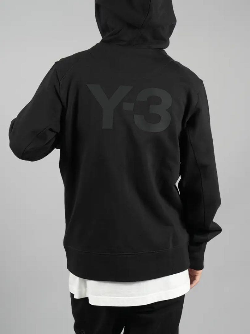 Y-3 フルジップパーカー ブラック