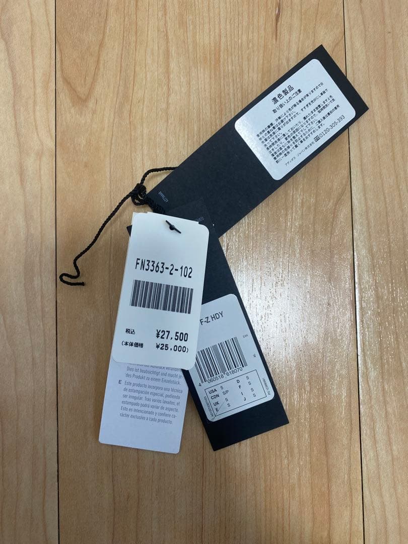 Y-3 フルジップパーカー ブラック