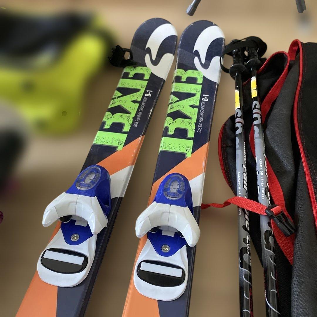 【即購入不可】ジュニア　スキー　一式セット　ケース付