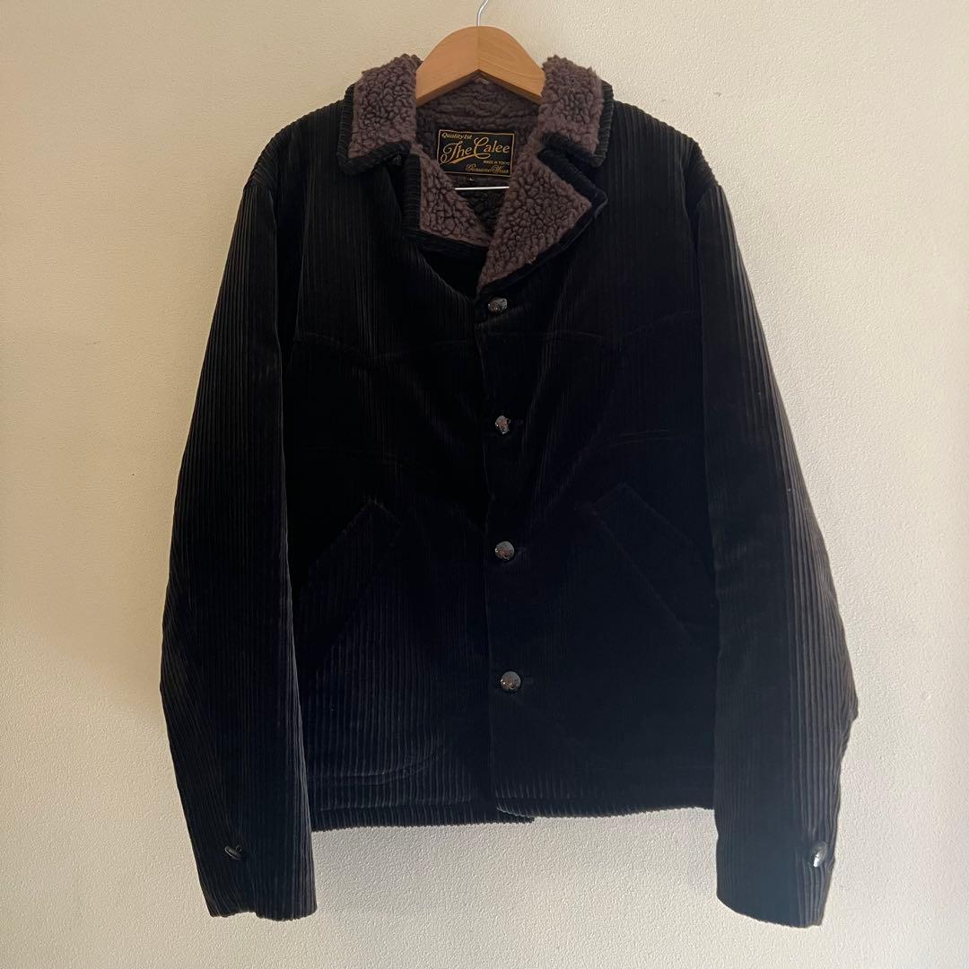 CALEE キャリー コーデュロイ ボアジャケット Lサイズ