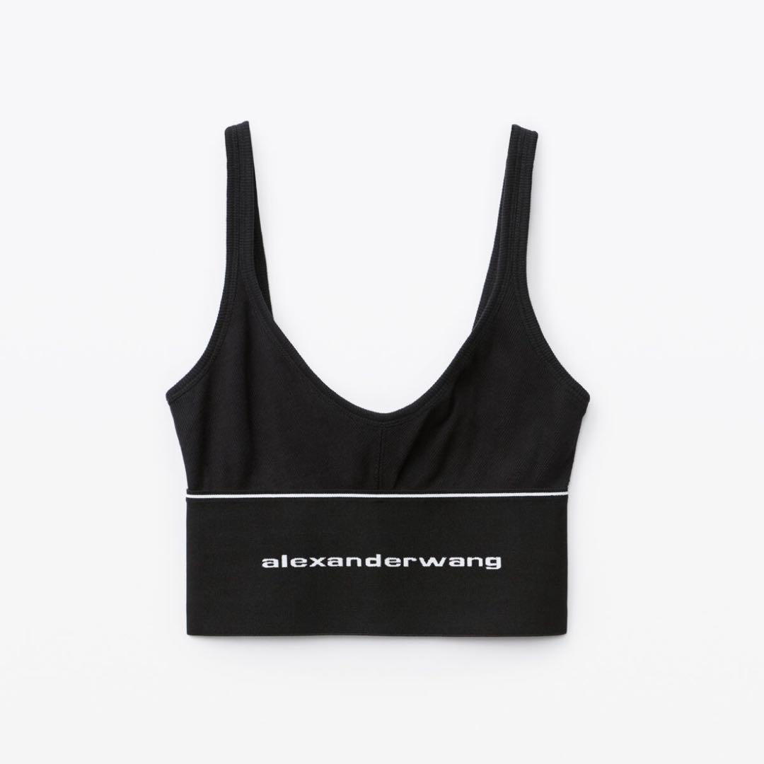 AlexanderWang アレキサンダーワングロゴエラスティックブラ