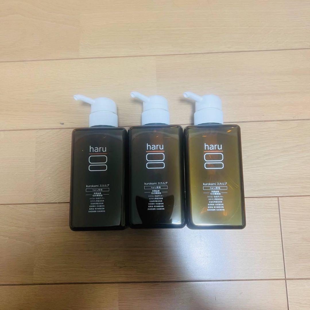 s y5367 haru 黒髪スカルプシャンプー 400ml×3本