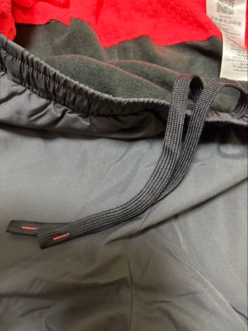 アシックス ウインドブレーカー裏トリコット上下セット 青　Ｌサイズ