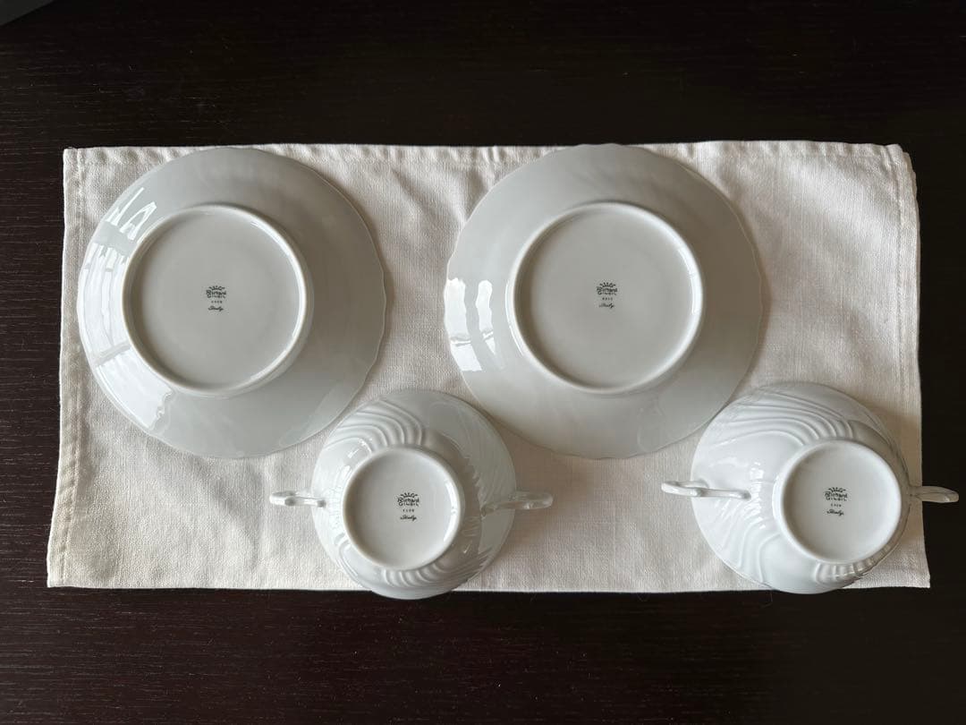 リチャードジノリRichard Ginoriベッキオホワイト スープカップセット