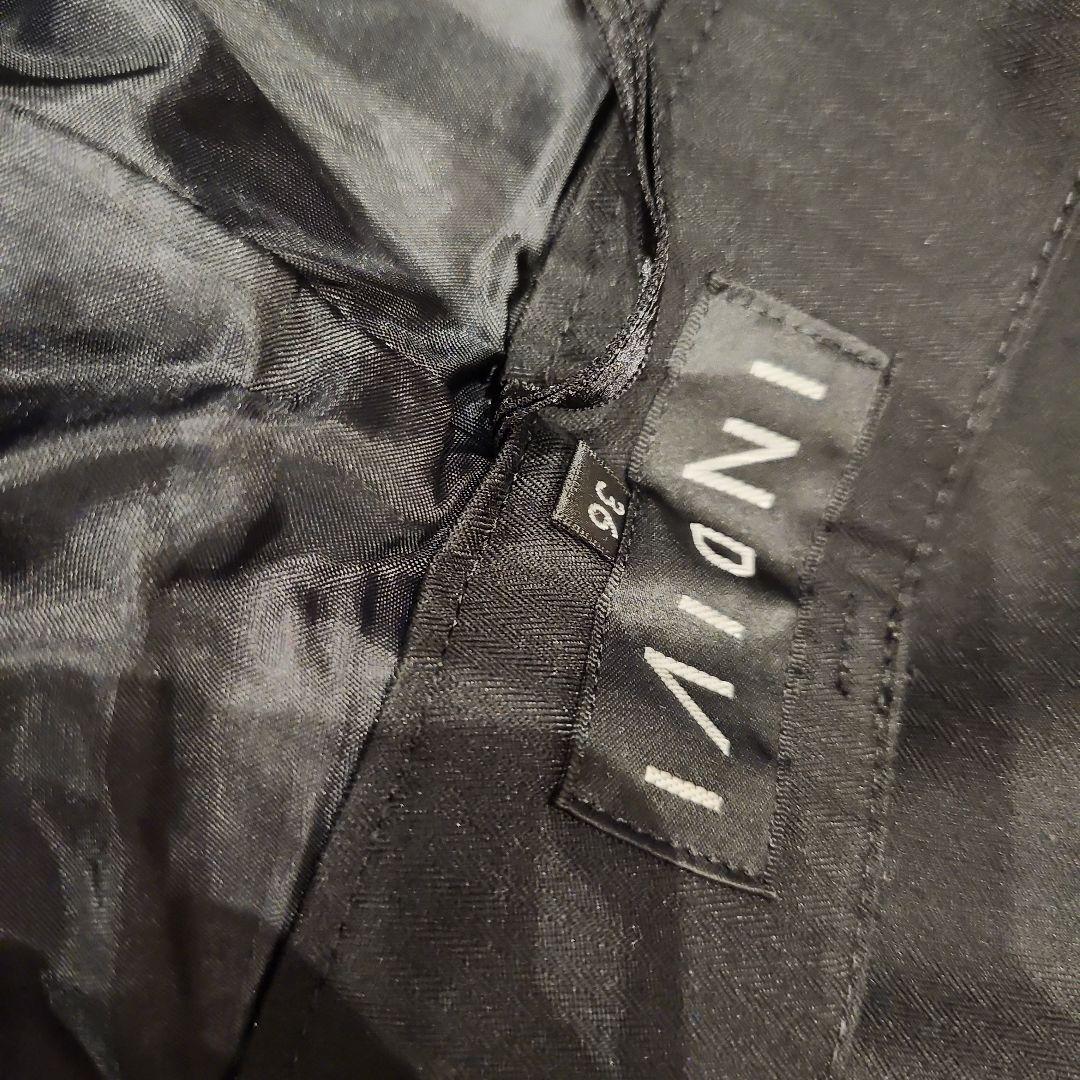 美品✨INDIVI パンツスーツ　スカート　３点セット　ブラック　リクルート　M