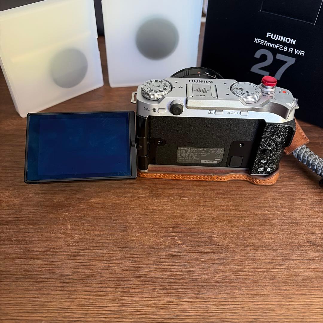 【美品】FUJIFILM X-M5 XF27mmF2.8 R WR その他おまけ