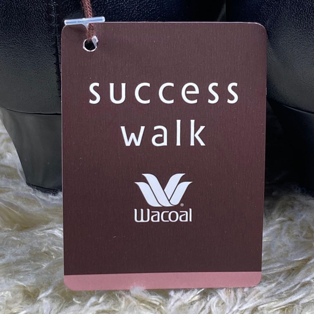 『未使用、タグ付き』サクセスウォーク パンプス ブラック スクエアトゥ 冠婚葬祭