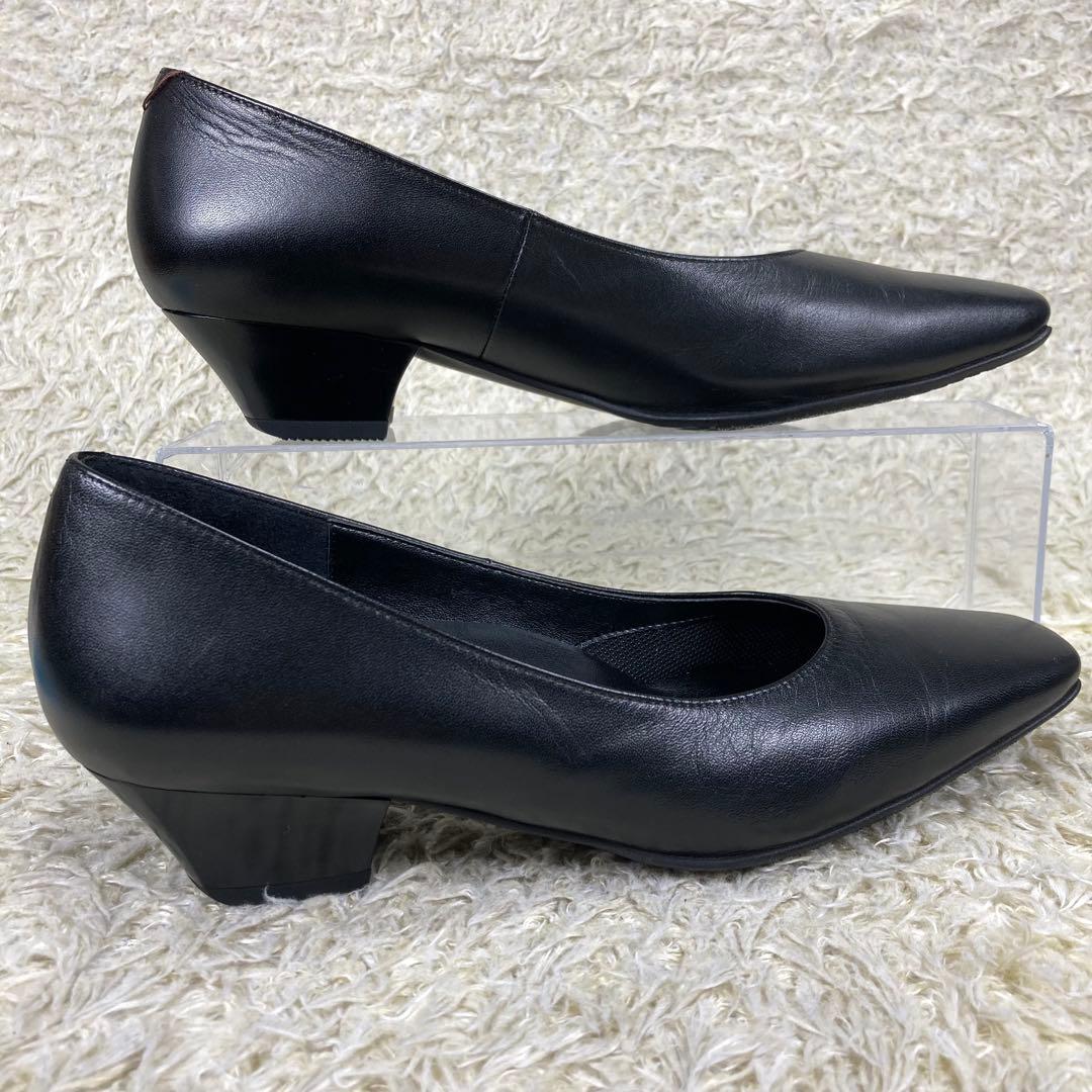 『未使用、タグ付き』サクセスウォーク パンプス ブラック スクエアトゥ 冠婚葬祭