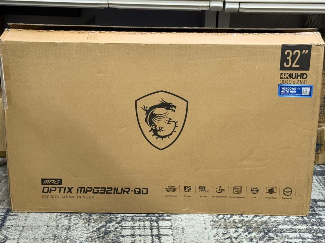 MSI OPTIX MPG321UR-QD 32インチ ゲーミングモニター