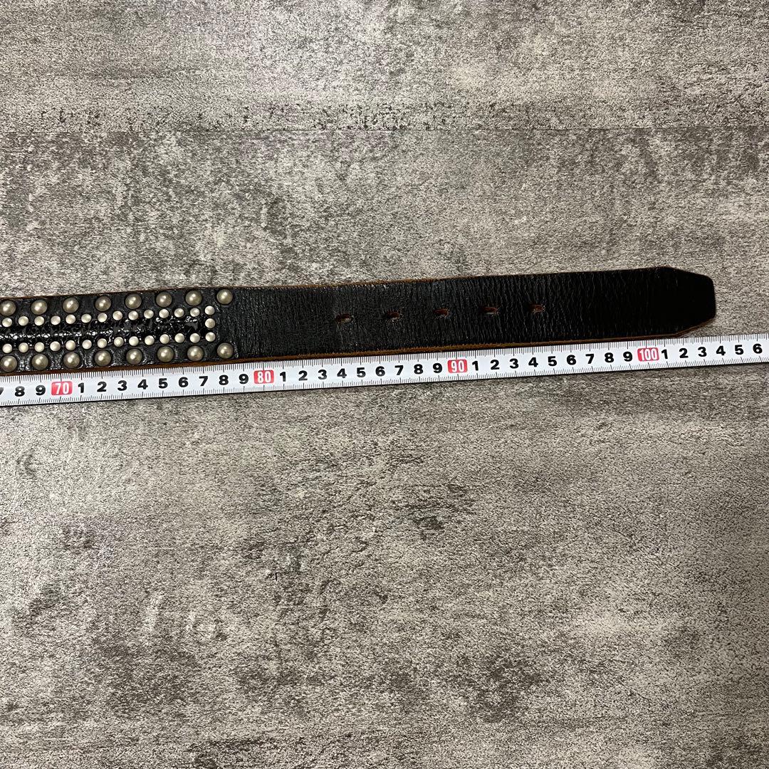 小物 y2k archive grunge leather belt