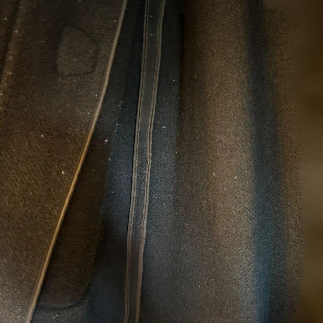 ミナペルホネン　ダークブラウン ダッフルコート フード付き