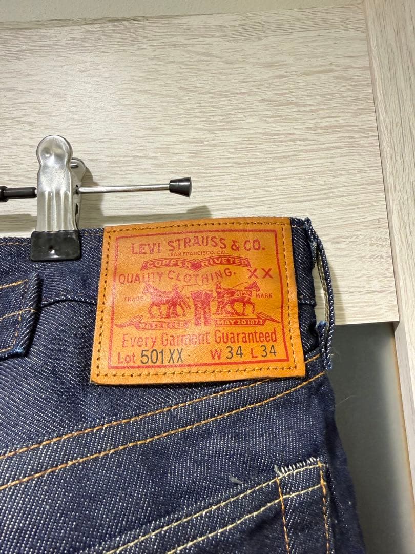 美品 Levi's 501XX 1937 W34 LVC 37501-0018
