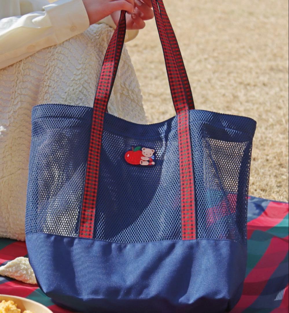 新品 ファミリア familiar メッシュバッグ トートバッグ ノベルティ