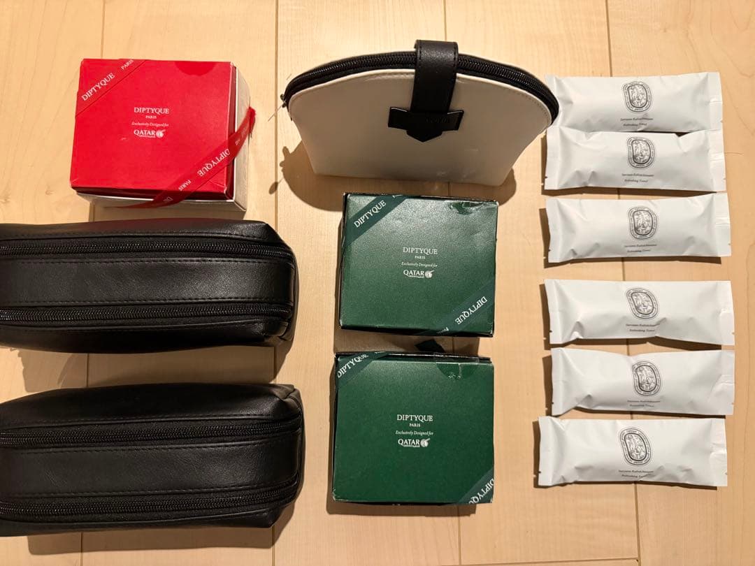 カタール航空・アメニティBOXの6点セット