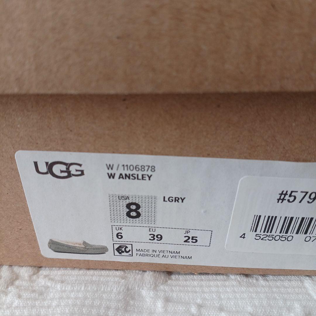 UGG Ansley モカシン グレー 8