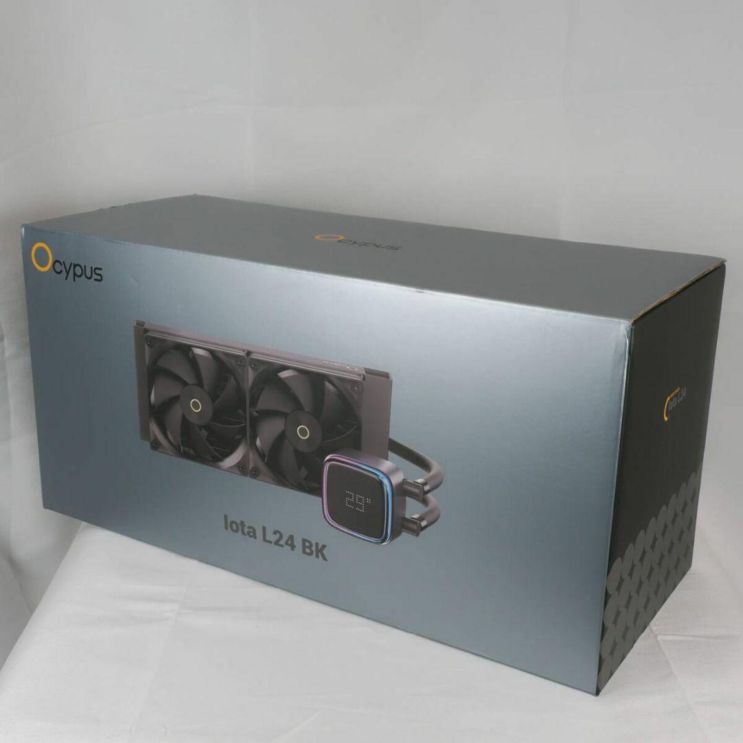 Iota L24 CPUクーラー 簡易水冷 240mm ブラック Ocypus