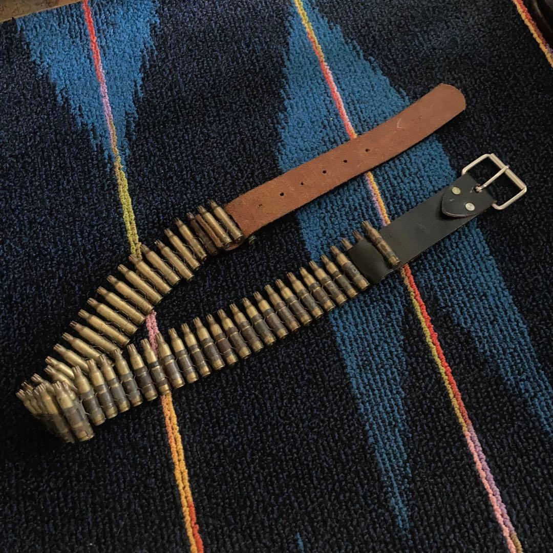 弾丸ベルト　コスプレ　パンク　ハードコア ミリタリー　メタル ガンベルト