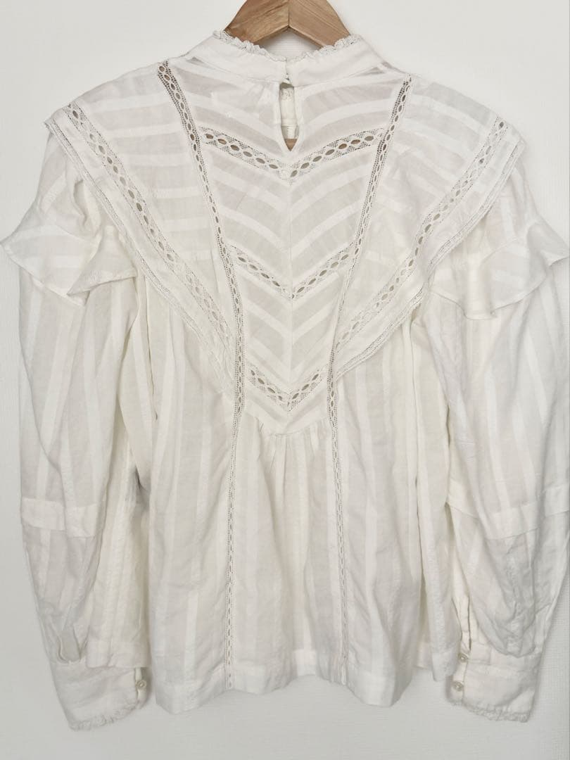 k*.様 イザベルマラン エトワール「Reign」ブラウス ホワイト FR34